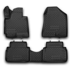Коврики 3D в салон HYUNDAI ix35 2010->, 4 шт. (полиуретан) Element