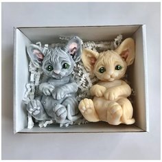 Мыло ручной работы набор "Котенок сфинкс" Verve Soap