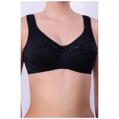 Бюстгальтер Lauma Cotton Classic, размер 75H, черный
