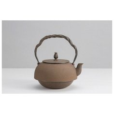 Чугунный чайник нанбу текки IWACHU 1,8л 2,1кг (рыжий)