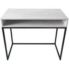 Туалетный столик СТ Сканди, Белый Бетон Пайн/черный Make Mebel