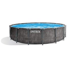 Бассейн каркасный Intex Greywood Prism Frame Pool 457x122 см