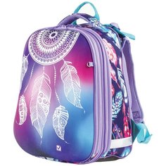 BRAUBERG Ранец Extra Перья (227841), розовый