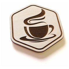 Подставка для кружки Промтехнологии Чашка 7006 коричневый