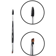 Кисть скошенная №6 Sa06lb со щеточкой для окрашивания бровей Royal Brow