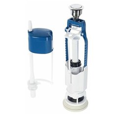 Арматура для унитаза АБ 105.57.14.3 нижняя подводка одна кнопка хром. Псков УКЛАД