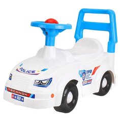 Машина каталка детская с ручкой пушкар технок полицейская машина