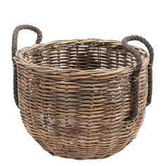 Кашпо Nobilis Marco плетеное "Pigtail Round", D22хH23/33 см