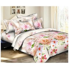 Постельное белье Mercury Home «Летний сад» Семейное Поплин