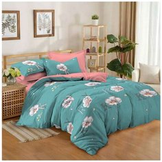 Постельное белье Mercury Home «Бальзамин» Евро Макси Поплин