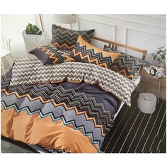 Постельное белье Mercury Home «Зигзаги» 1.5 СП Поплин