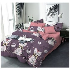 Постельное белье Mercury Home «Кошечка» 1.5 СП Поплин