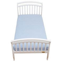 Простыня на резинке Giovanni Solid, трикотаж, 80 х 160 см, blue