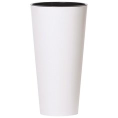 Кашпо для цветов TUBUS SLIM DTUS200-S449 белый 2 предмета 4 и 8 л Prosperplast