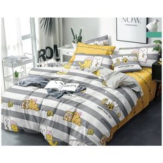 Постельное белье Mercury Home «Коты» Евро Поплин