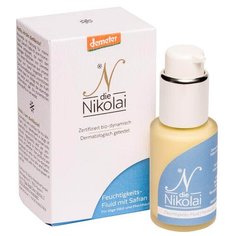 DieNikolai Veganes Feuchtigkeits-Fluid Увлажняющий флюид для лица с шафраном, 30 мл