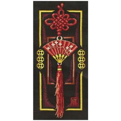 PANNA Набор для вышивания Восточный веер 19 х 42 см (SO-0657)