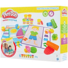 Масса для лепки Play-Doh Текстуры и инструменты (B3408)