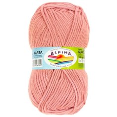 Пряжа Alpina "MARTA" 100% тактифил №023 бл. коралловый - 5 мотков по 100 г