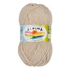 Набор пряжи Alpina "Alpaca Grande", 4*50 г, 118 м+/-6 м, 03 серо-бежевый меланж