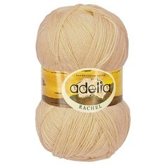 Пряжа Adelia Rachel, 90% шерсть, 10% полиэстер, 5*100 г, 400 м+-15 м, №17, бежевый