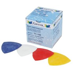 Мел портновский Gamma "Воск", 10 шт, ассорти (TC-160)