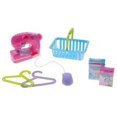 Швейная машинка ABtoys Помогаю Маме, эл/мех, со светом и звуком, с аксессуарами (PT-00229)