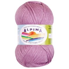Набор пряжи Alpina Nori, 56% акрил, 44% хлопок, 10*50 г, 100 м+-5 м, №08, сиреневый