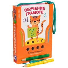 Набор карточек Айрис-Пресс Проверяй-ка. Обучение грамоте 14x9 см 48 шт.