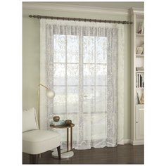 Тюль ARCO DORO IE102 на ленте 260 см белый