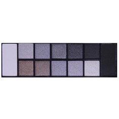TF Cosmetics Палетка теней 12 Color Pallette Eyeshadow Pearl & Matte 01 дымчато-серый