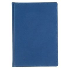 Ежедневник недатированный А5, 136 листов Velvet, искусственная кожа, синий Альт