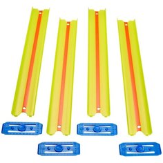 Дополнительные секции Hot Wheels прямые желтые GLD50