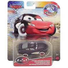 Гоночная машина Mattel Cars Путешествующий Молния Маккуин (GYM70) 1:55, черный