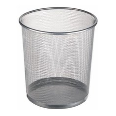 Корзина для бумаг серая 12л, 26.5х22х28 см PERFECTO LINEA REDONDA
