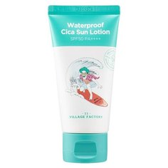 VILLAGE 11 FACTORY Waterproof Cica Sun Lotion SPF50 PA++++ Солнцезащитный лосьон водостойкий с экстрактом центеллы