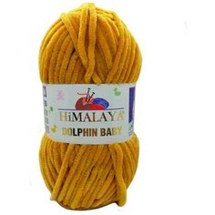 Пряжа Himalaya Dolphin Baby 100г. 120м (100% микрополиэстер) (80330 горчица) 2шт