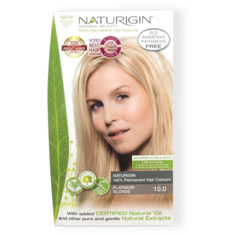 NATURIGIN безаммиачная перманентная краска для волос, 10.0 платиновый блонд, 100 мл