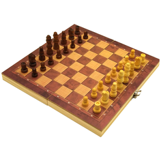 Игра настольная 3 в 1 шахматы / шашки / нарды/29х29см Oubaoloon