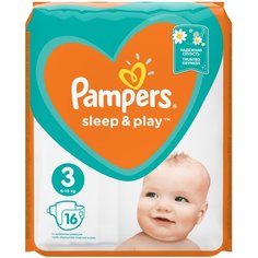 Pampers подгузники Sleep&Play 3 (6-10 кг), 16 шт.