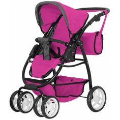 Коляски для кукол Avanti 2 в 1 ROSE RED Carrello