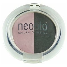 Neobio Двойные тени для век 01 розовый бриллиант
