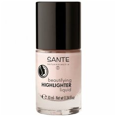 Sante Naturkosmetik Хайлайтер жидкий Beautifying Highlighter Liquid нежный блеск