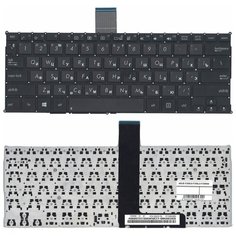 Клавиатура для ноутбука Asus F200CA, F200LA, F200MA, X200CA, X200LA, X200MA черная, без рамки