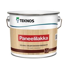 Лак TEKNOS Paneelilakka водорастворимый золотой дуб 9 л