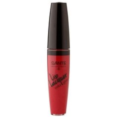 Sante Naturkosmetik Лак для губ Lip Lacquer Color Gloss, 05 розовый гибискус