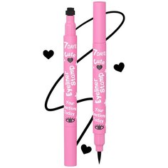 7DAYS Подводка - штамп Cute, оттенок 208 Eyliner & Heart black stamp
