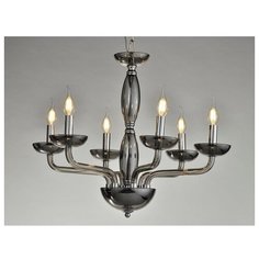 Подвесная люстра 12606/C smoke (Newport)