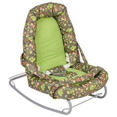 Шезлонг Polini Kids Веселые животные, зеленый