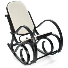Кресло-качалка mod. AX3002-2 Венге Ткань Бежевый Tet Chair